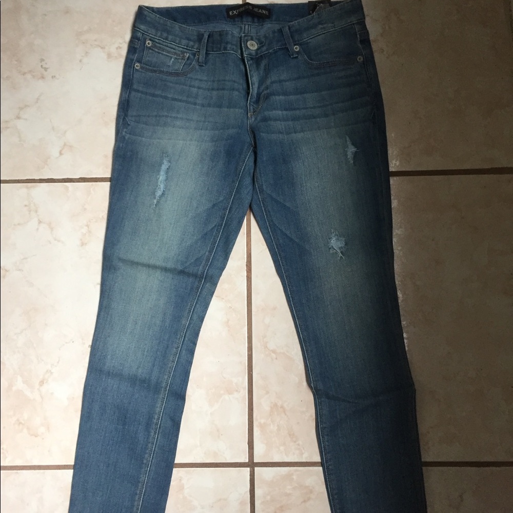 Brand New Express Ankle Jeans